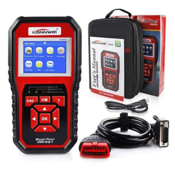 Konnwei KW850 OBDII&amp;CAN Diagnostic Scan Tool | Fault Codes Read/Clear
