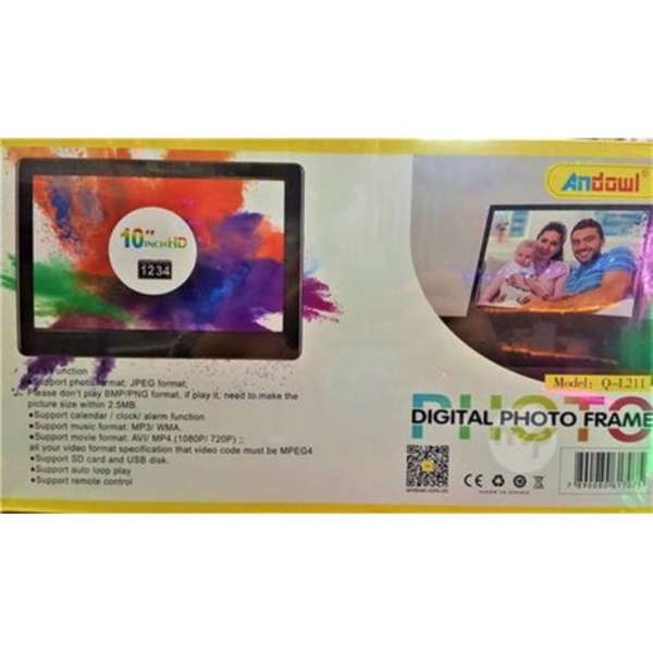 Andowl Advance 10 inches Hi-Res Digital Photo &amp; HD Video Frame