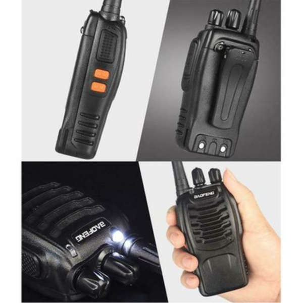 Baofeng BF-888S 16-Channel UHF 400-470MHz Walkie Talkie 2 Way Radio 4 Piece