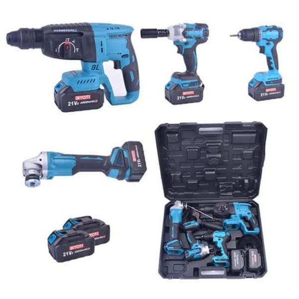 Multi-Function Power Tool Set Combination- Chargeable Cordless Drill