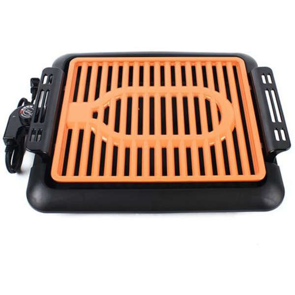 Non-Stick Electric Indoor Smokeless Grill and Griddle - 1000W - MTC