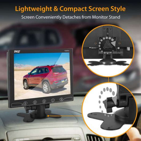 TFT LED HD Digital Display Monitor 10.1" - Black