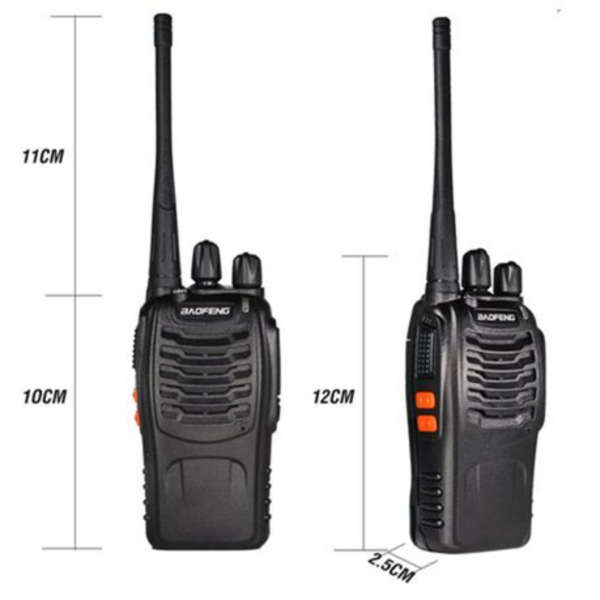 Baofeng BF-888S 16-Channel UHF 400-470MHz Walkie Talkie 2 Way Radio 4 Piece