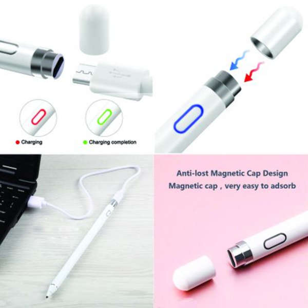 Q-Pencil Pen Smart Device Active Stylus Pen iOS &amp; Android - White