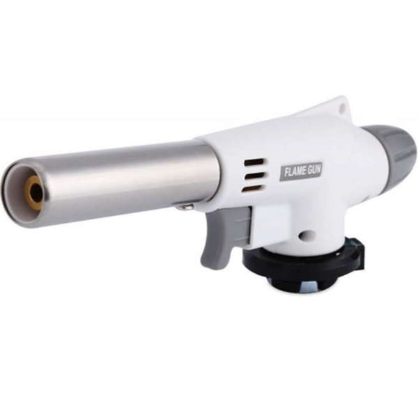 Flame Gun - Gas Butane Blow Torch Burner-White