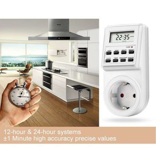 TG-24 Hour Programmable Timing Wall Socket