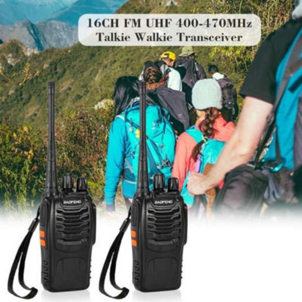 Baofeng BF-888S 16-Channel UHF 400-470MHz Walkie Talkie 2 Way Radio 4 Piece