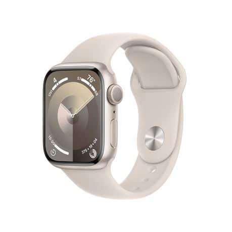 Apple Watch Series 9 GPS Aluminium Case with Sport Band (41mm) S/M Starlight  - Open Box