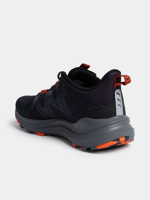 PUMA REFLECT LITE BLACK ORNG RUNNING SHOES