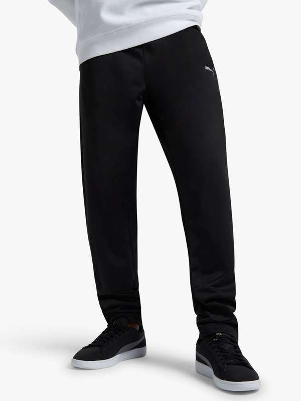 PUMA SLIM TRICOT TRACKPANTS BLACK