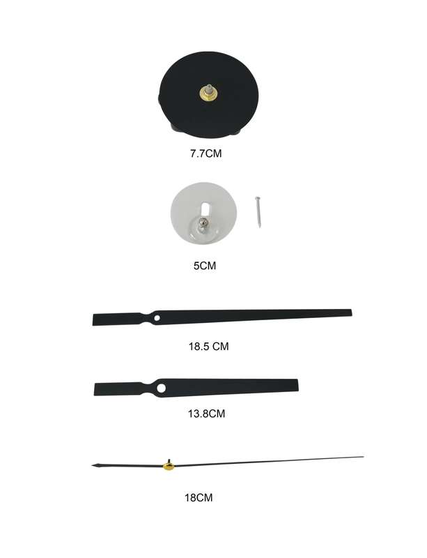 DIY Frameless Modern Wall Clock