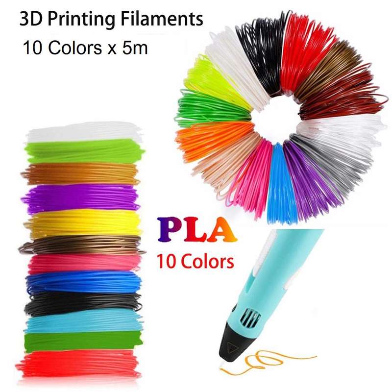 3D Pen PLA Filament Refills 10 colors