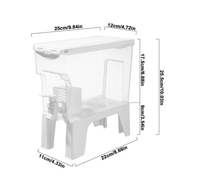 Fridge portable water dispenser - 3.5 L