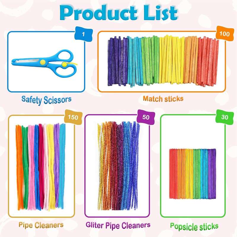 2000 PCS Arts and Crafts Kit