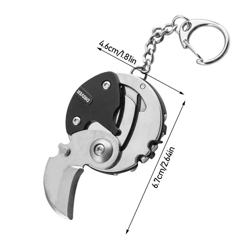 Multipurpose knife and Screwdriver Key chain