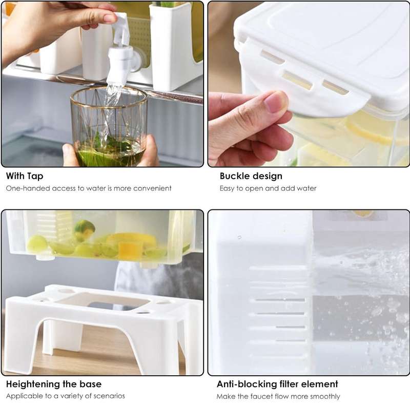 Fridge portable water dispenser - 3.5 L
