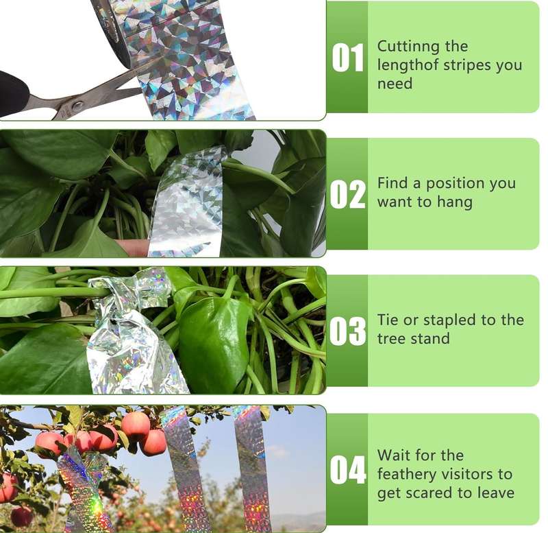 Bird Deterrent Reflective Tape