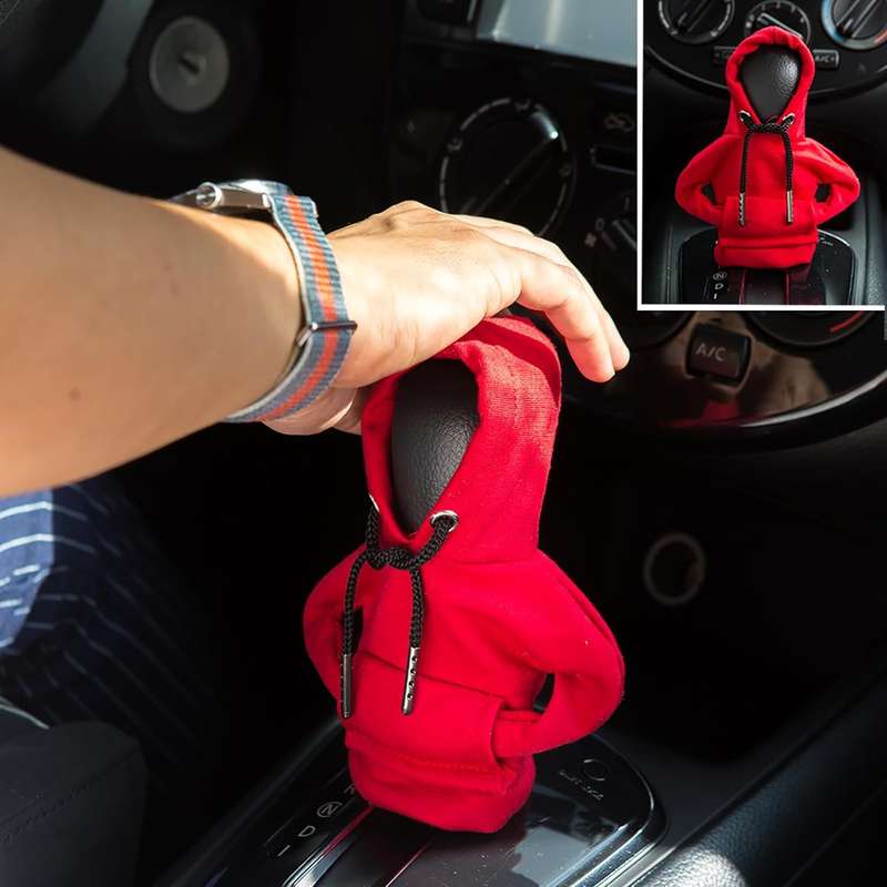 Gear Shift Knob Hoodie - Red