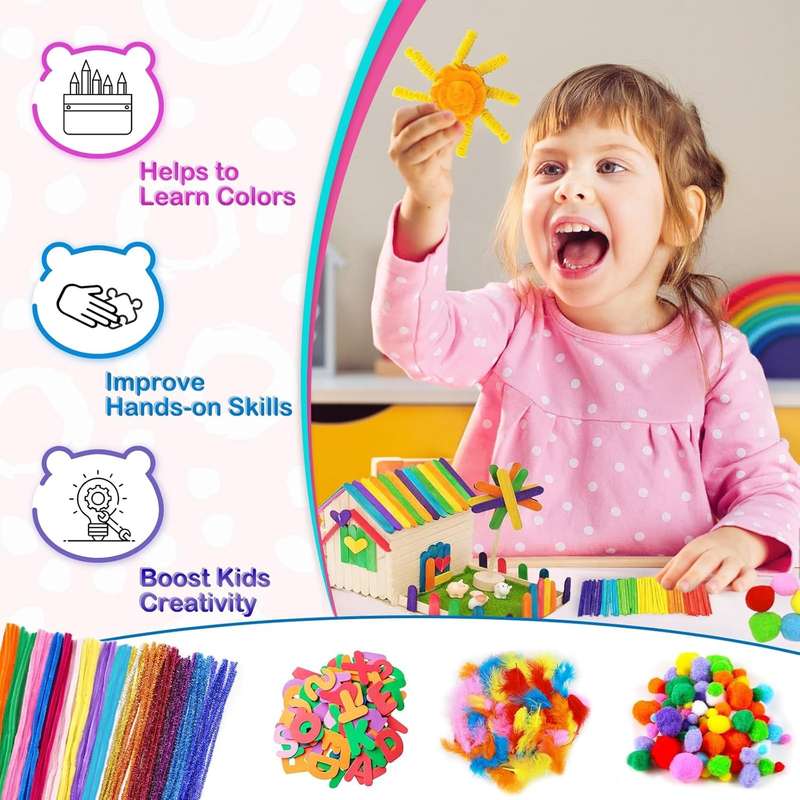 2000 PCS Arts and Crafts Kit
