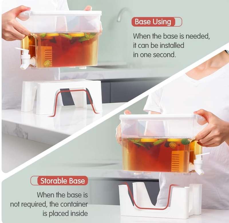 Fridge portable water dispenser - 3.5 L
