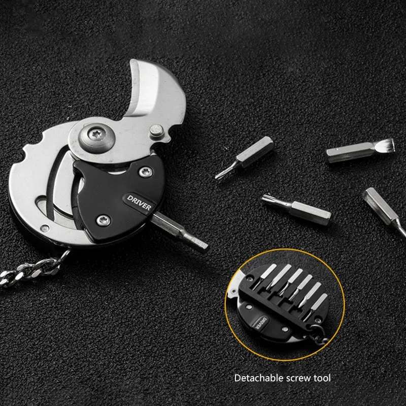Multipurpose knife and Screwdriver Key chain