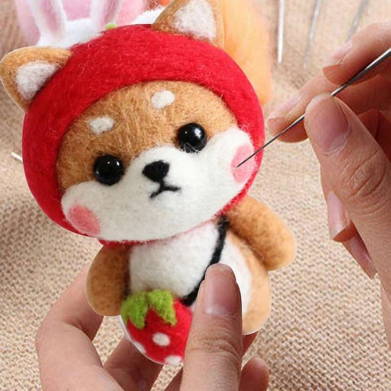 Needle Felting Kit with Storage Box - 40 Colours