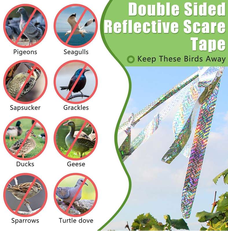 Bird Deterrent Reflective Tape