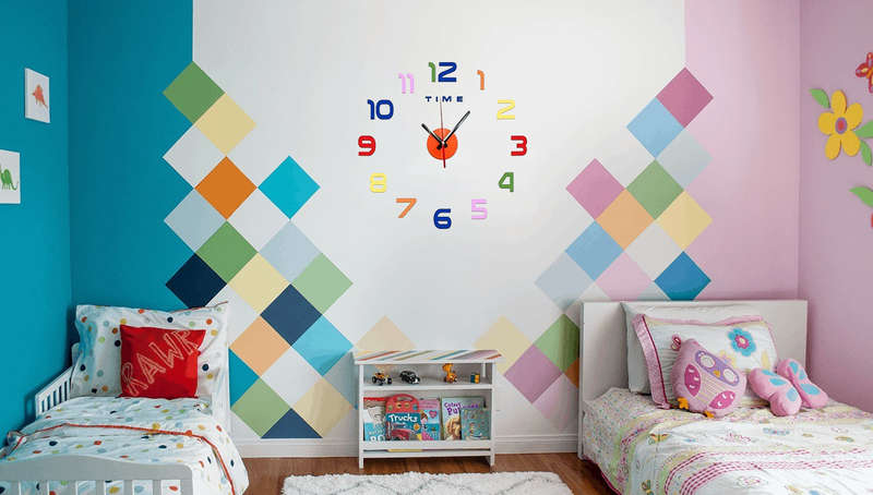 Kids DIY Frameless Clock