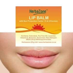 HerbaZone Beeswax Lip Balm with SPF 16