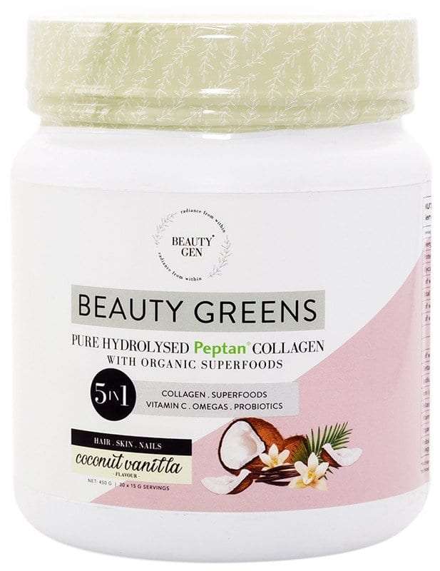 Beauty Gen Coconut Vanilla 5-in-1 Collagen Supplement