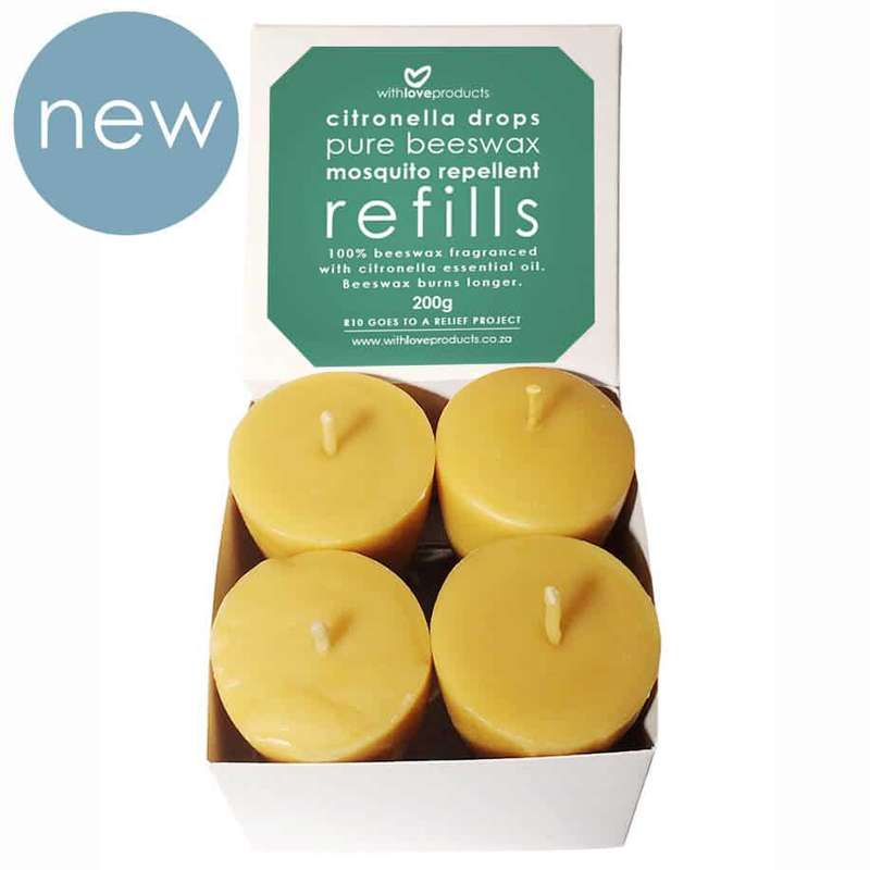 Drops Pure Beeswax Votive Candle Refills (4 Refills)