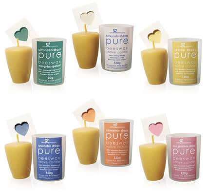 Drops Pure Beeswax Votive Candle
