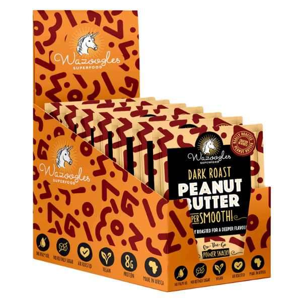 Wazoogles Peanut Butter | Dark Roast Super Smooth | Squeezy