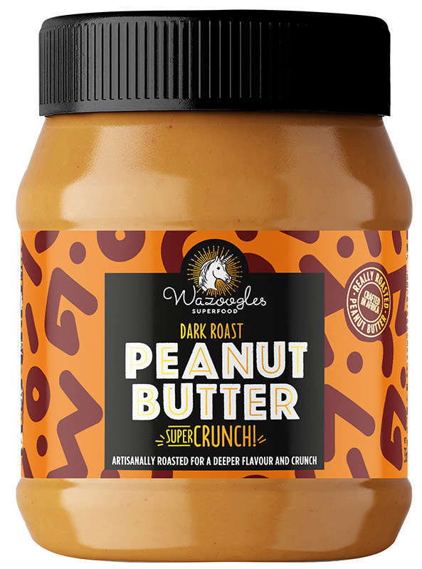 Wazoogles Peanut Butter | Dark Roast Super Crunch