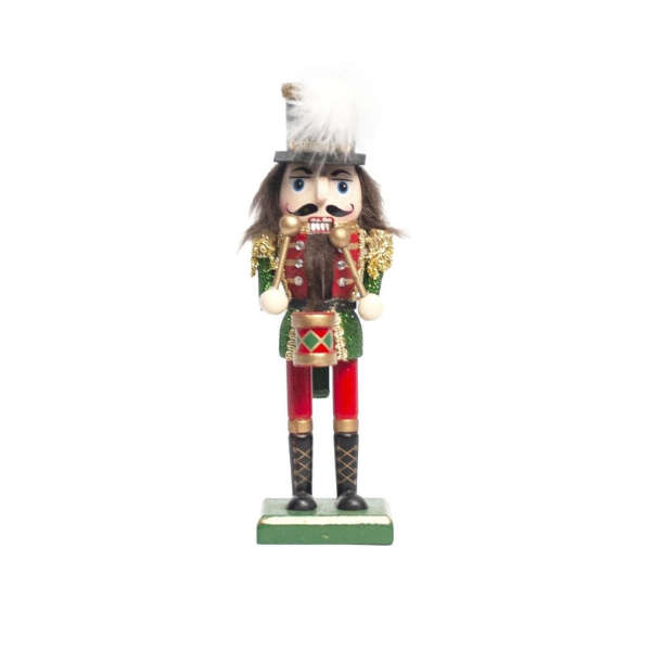 Christmas Nutcracker Doll Green 20cm