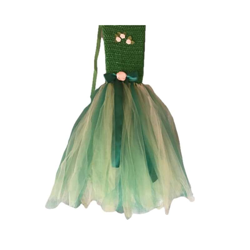 Girls Tutu Dress - Red and Yellow - 5-8y - 55cm