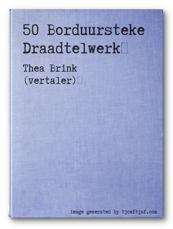 50 Borduursteke Draadtelwerk