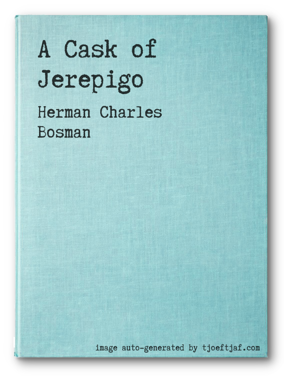 A Cask of Jerepigo