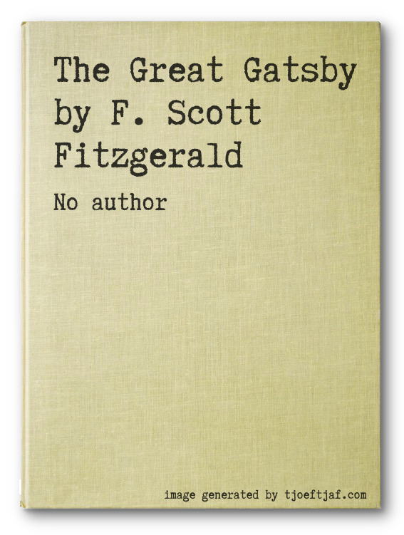 The Great Gatsby by F. Scott Fitzgerald