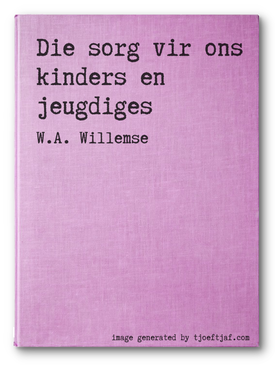 Die sorg vir ons kinders en jeugdiges