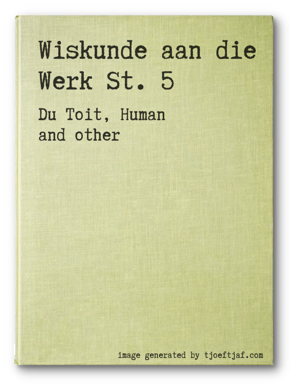 Wiskunde aan die Werk St. 5