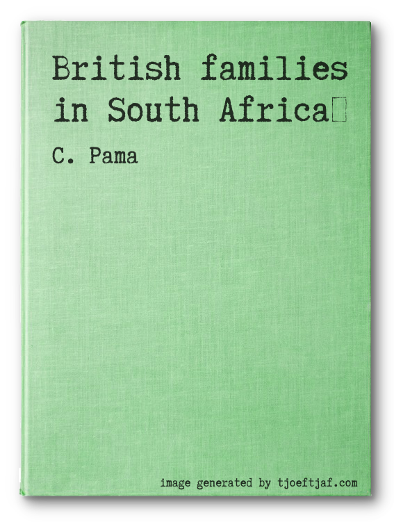 British families in South Africa