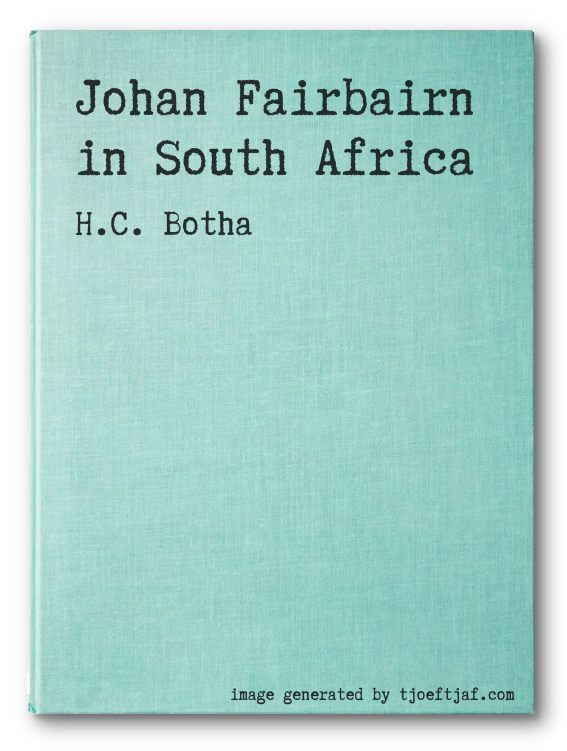 Johan Fairbairn in South Africa