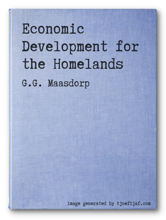 Economic Development for the Homelands