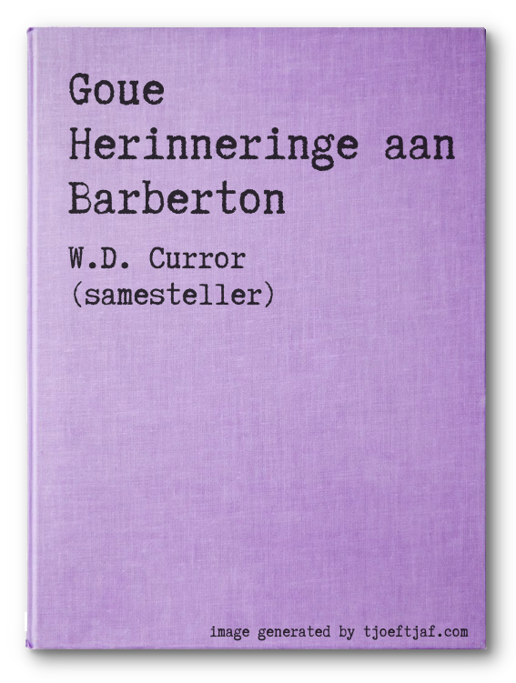 Goue Herinneringe aan Barberton