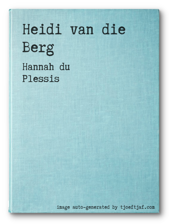 Heidi van die Berg