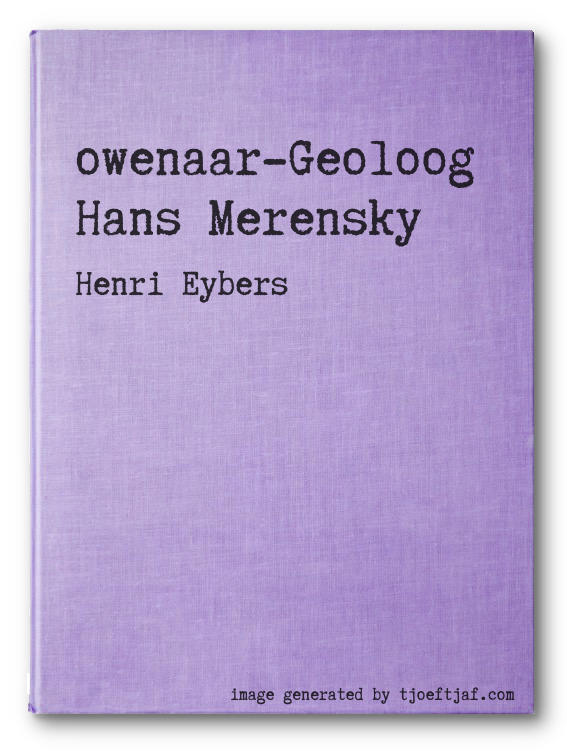 Towenaar-Geoloog Hans Merensky