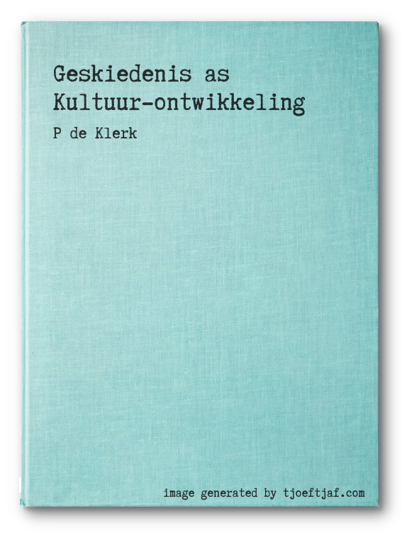 Geskiedenis as Kultuur-ontwikkeling