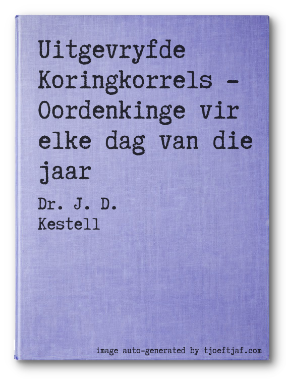 Uitgevryfde Koringkorrels - Oordenkinge vir elke dag van die jaar