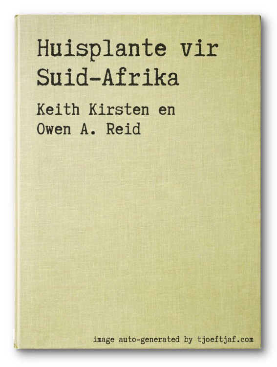 Huisplante vir Suid-Afrika